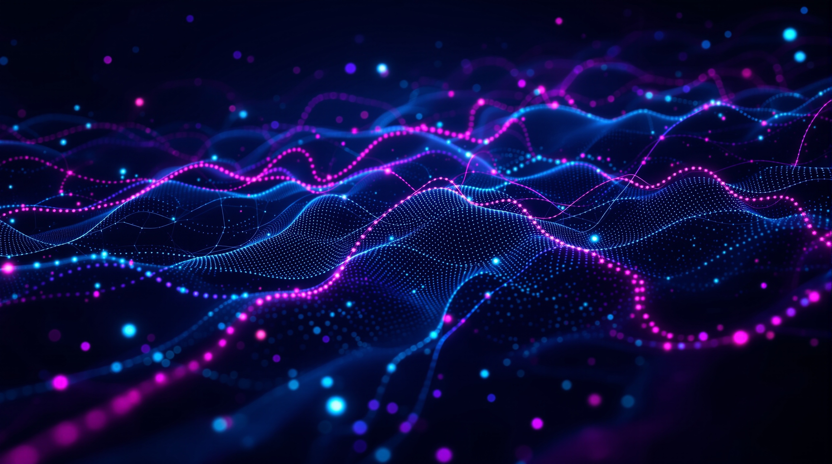 Business Muse AI infrastructure represented by an interconnected neural network